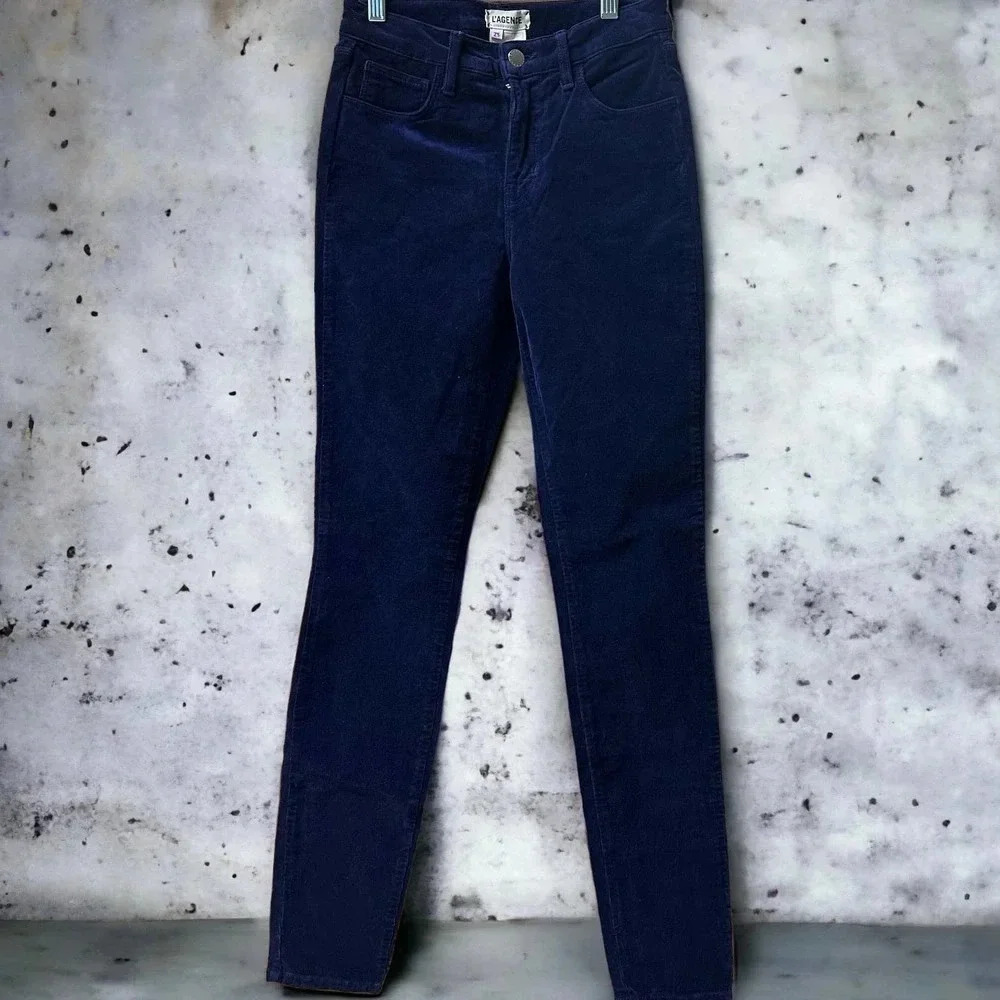 L’Agence women’s corduroy stretch high rise skinny jeans. Size 25